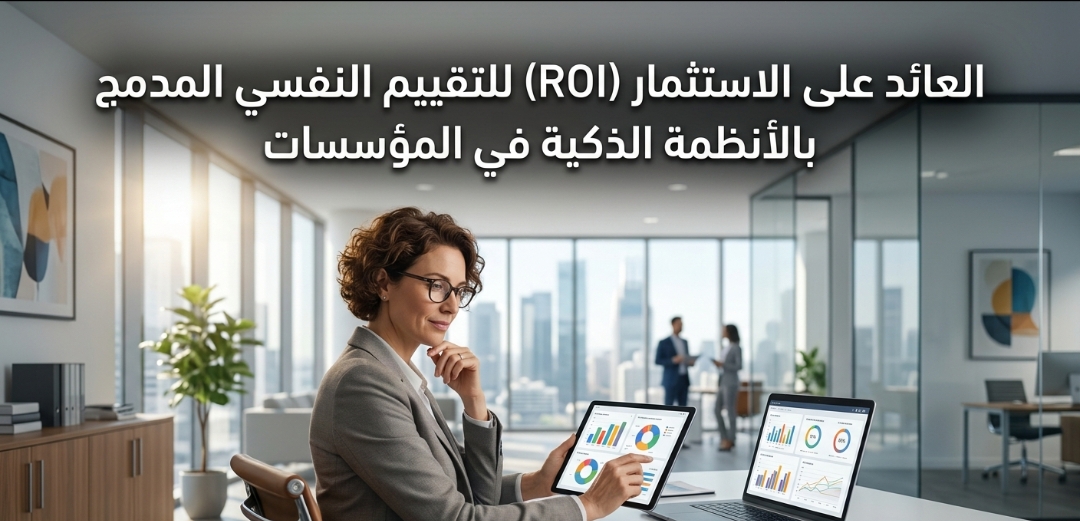 العائد على الاستثمار للتقييم النفسي المدمج بالأنظمة الذكية في المؤسسات